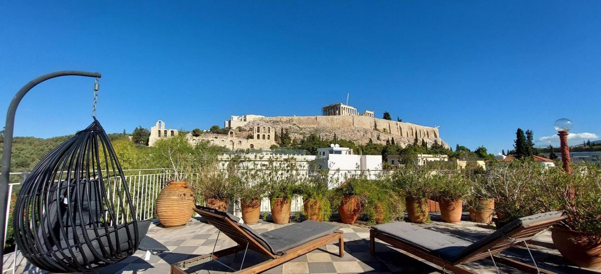 Stunning Acropolis View Apartment Atina Dış mekan fotoğraf